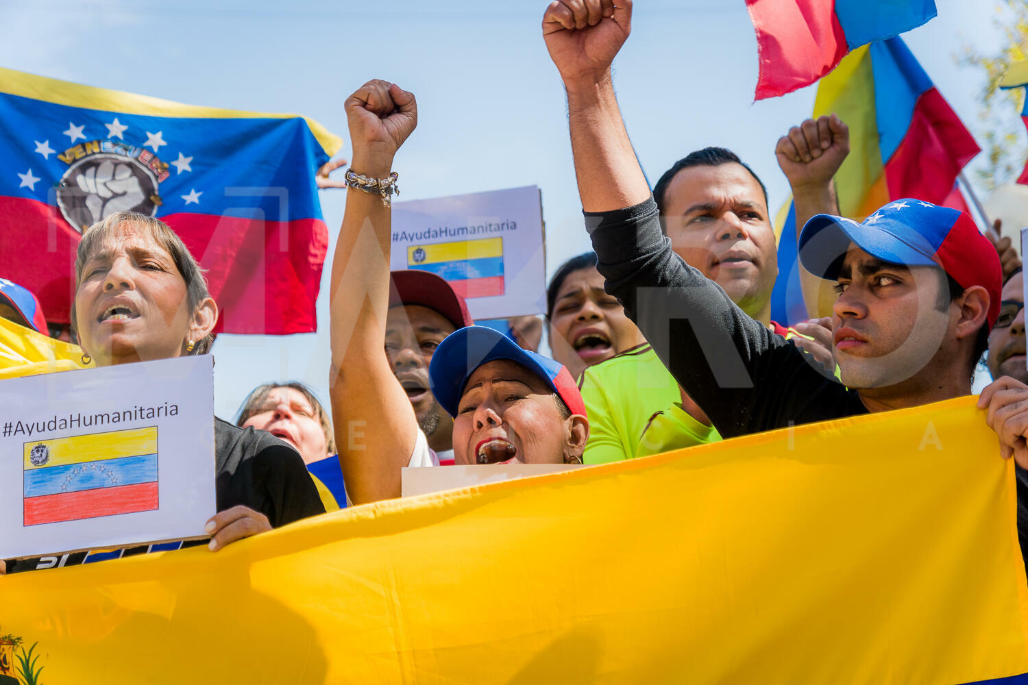 Venezolanos en Chile vuelven a manifestarse en contra del régimen de
