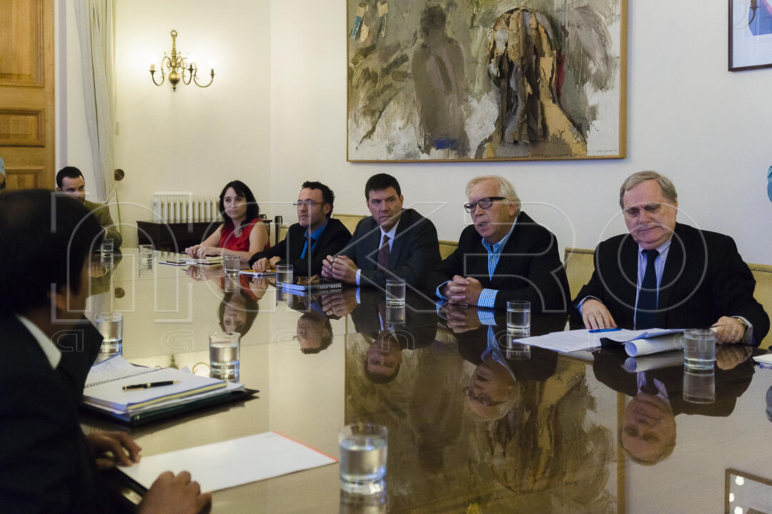 Camioneros V Región sostienen reunión en La Moneda