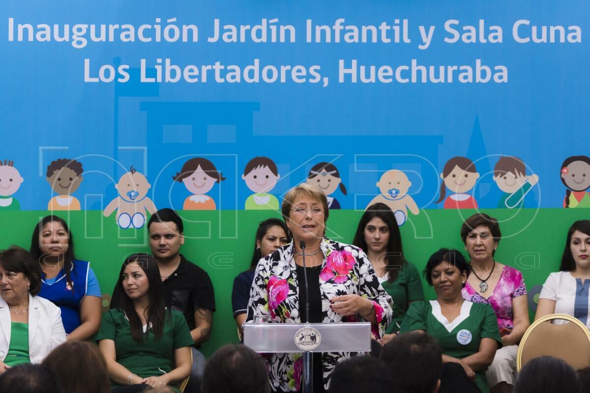 Inauguración jardin JUNJI en Huechuraba