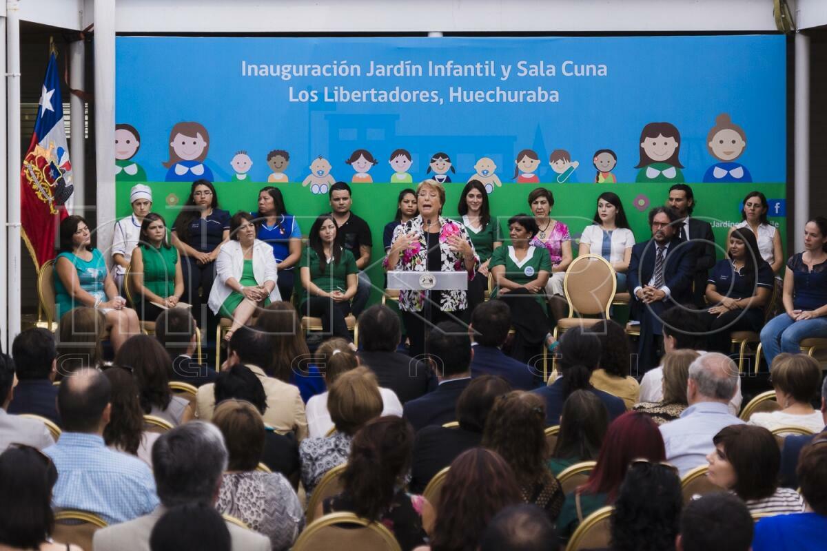 Inauguración jardin JUNJI en Huechuraba