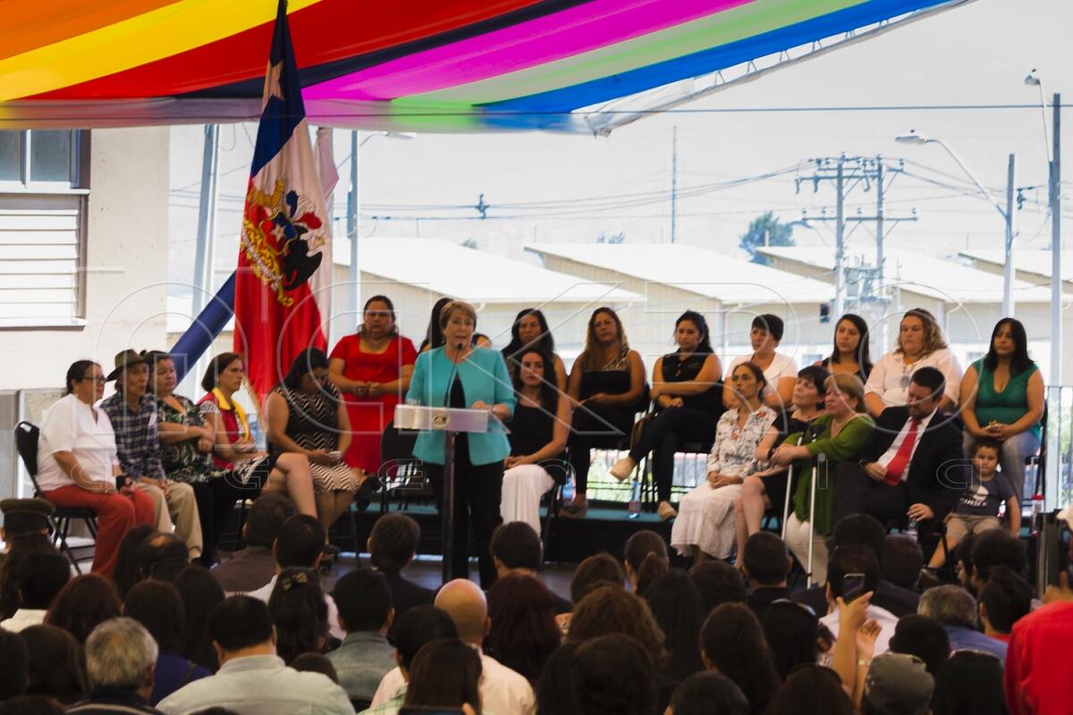 Inauguración viviendas sociales en Peñalolen