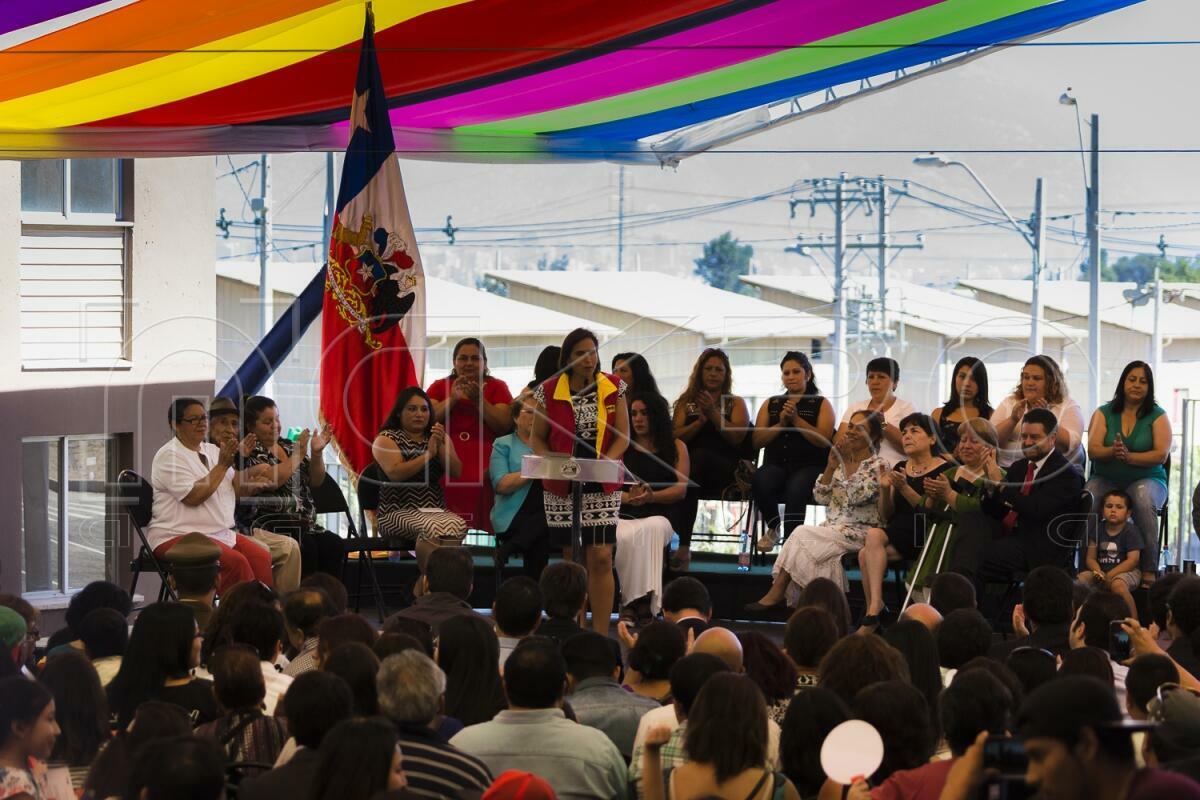 Inauguración viviendas sociales en Peñalolen