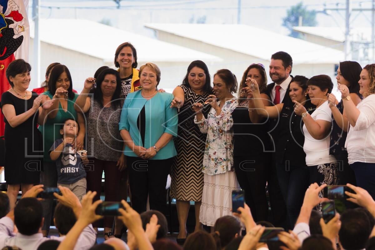 Inauguración viviendas sociales en Peñalolen