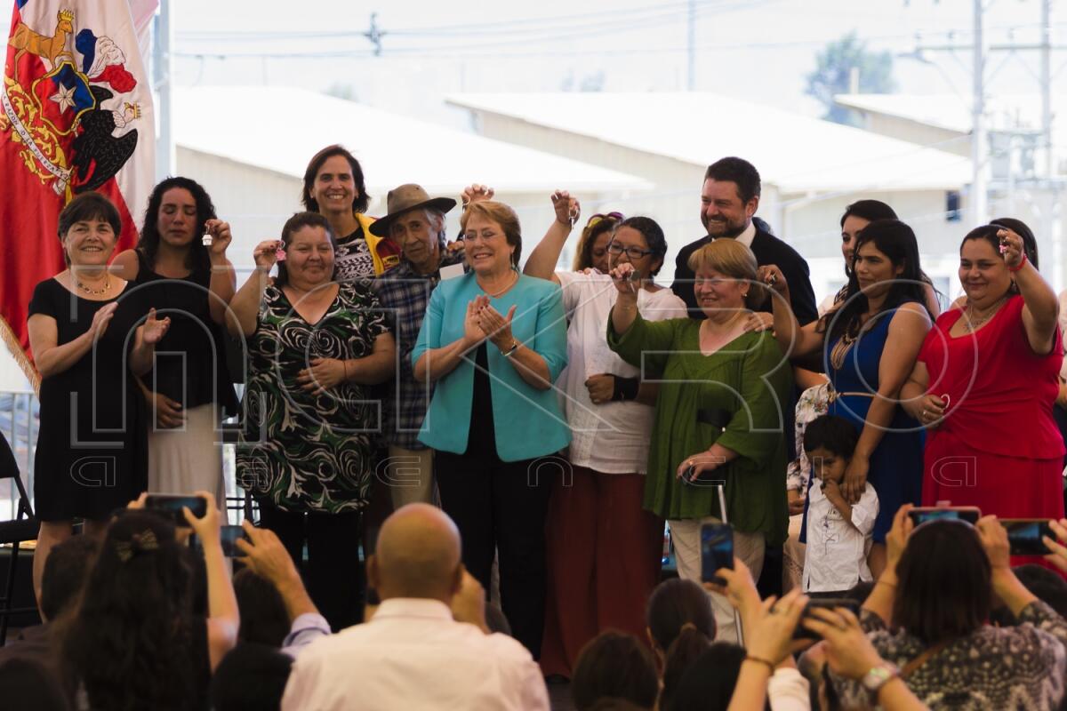 Inauguración viviendas sociales en Peñalolen