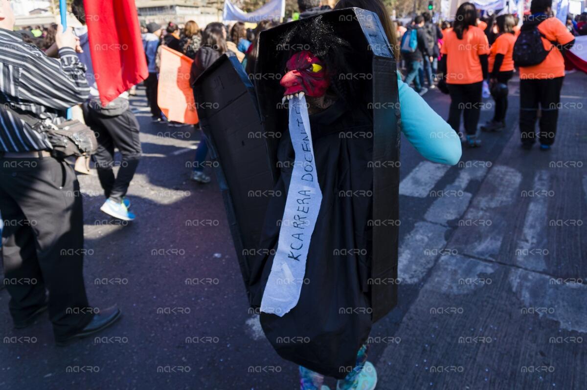 Galería de nueva marcha en contra de la Carrera Docente