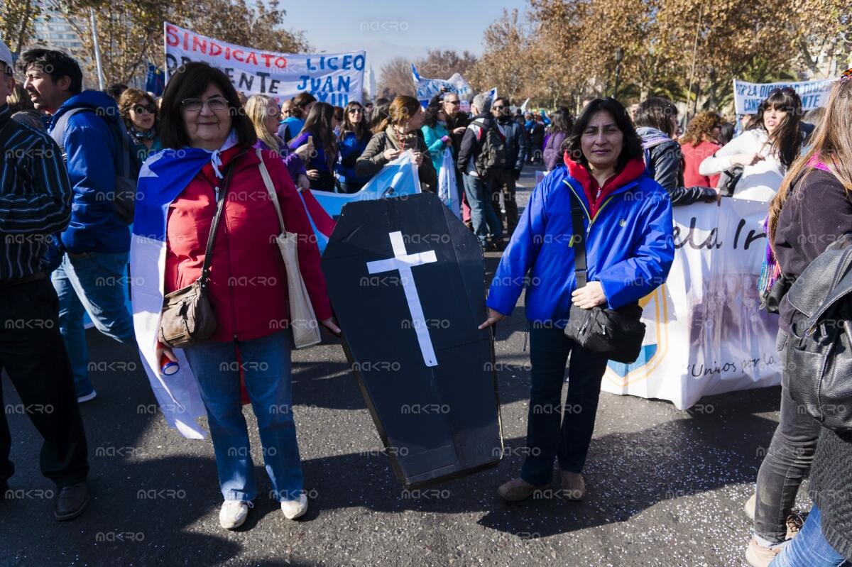 Galería de nueva marcha en contra de la Carrera Docente