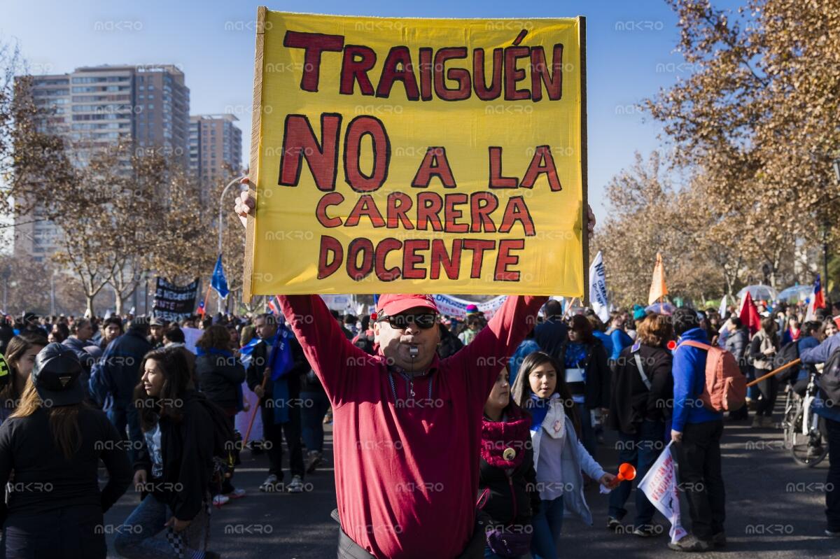 Galería de nueva marcha en contra de la Carrera Docente