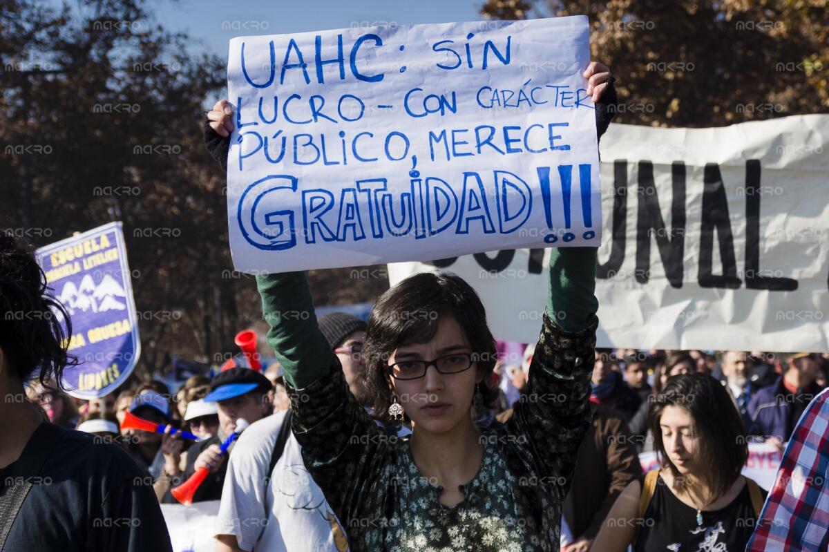 Galería de nueva marcha en contra de la Carrera Docente