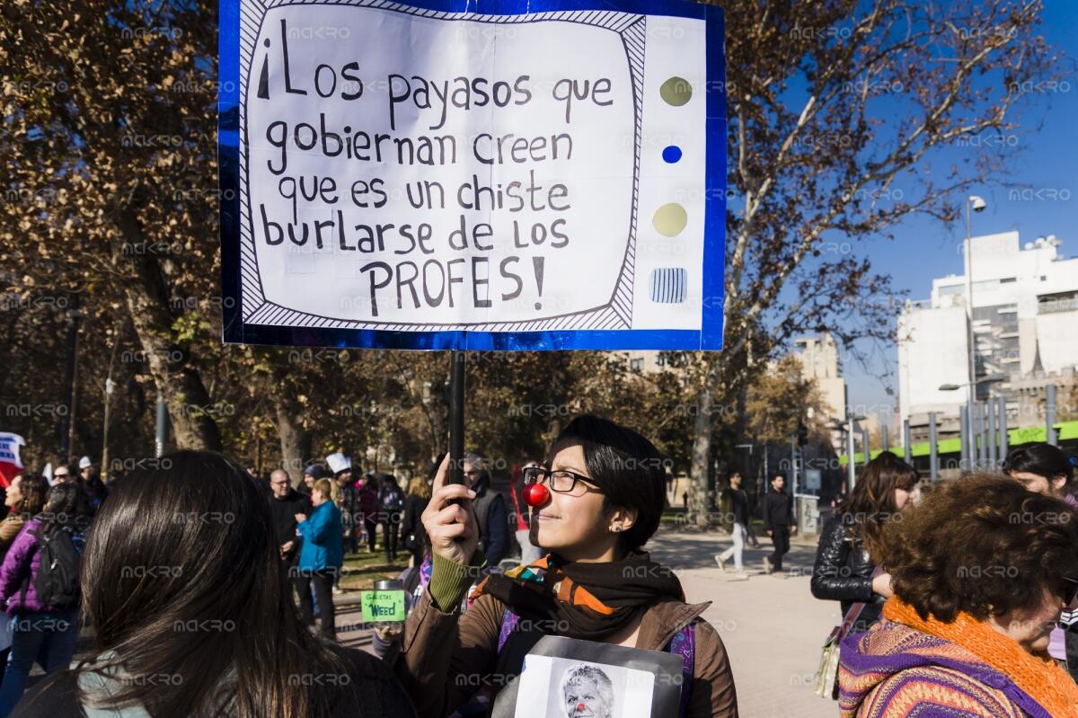 Galería de nueva marcha en contra de la Carrera Docente