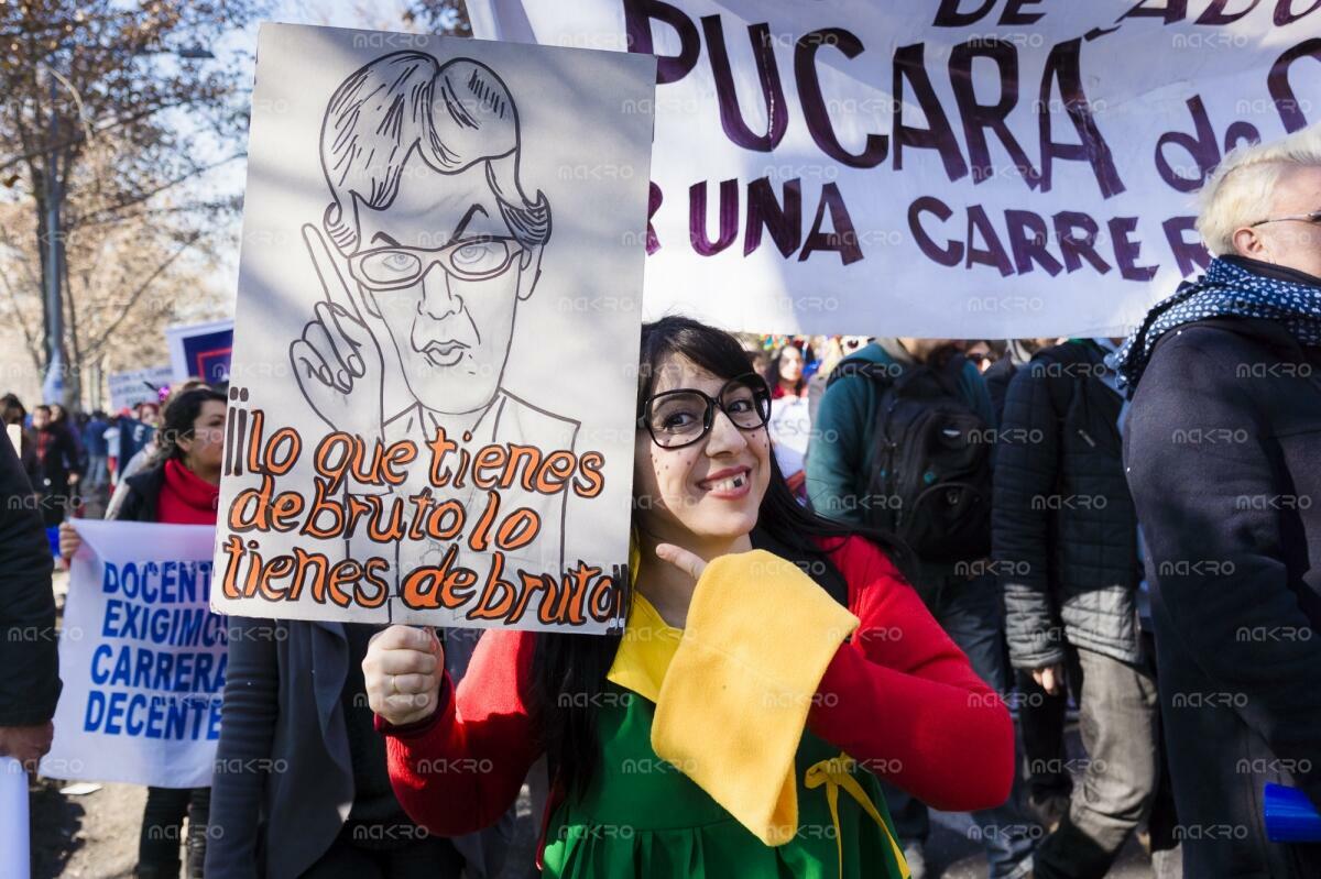 Galería de nueva marcha en contra de la Carrera Docente