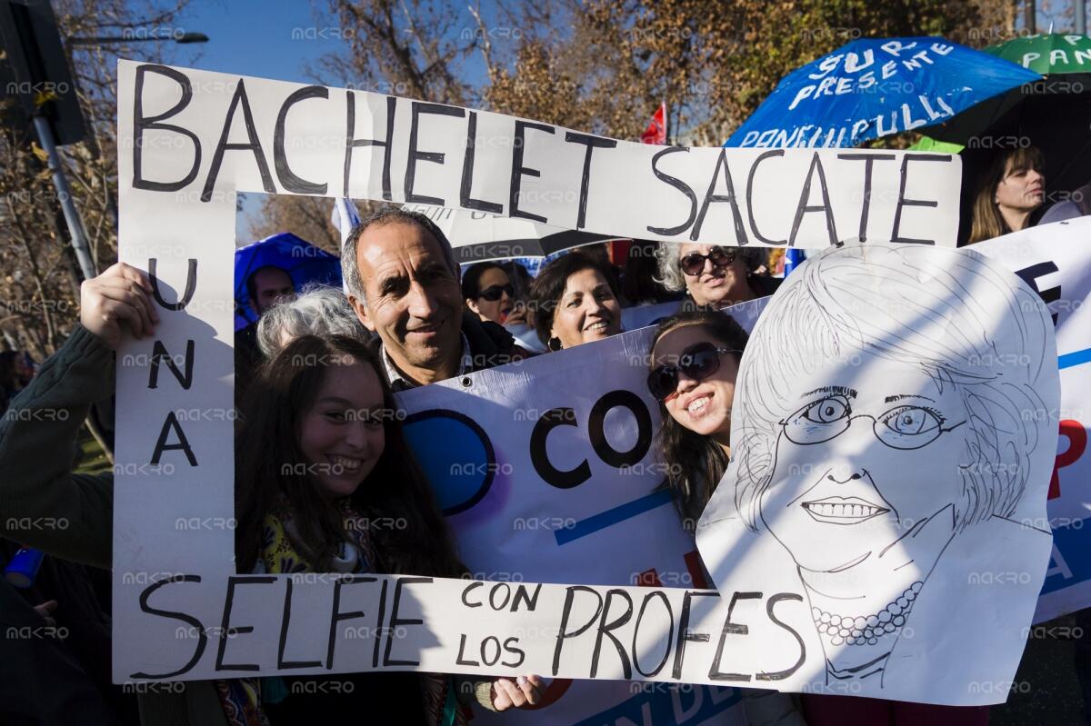 Galería de nueva marcha en contra de la Carrera Docente