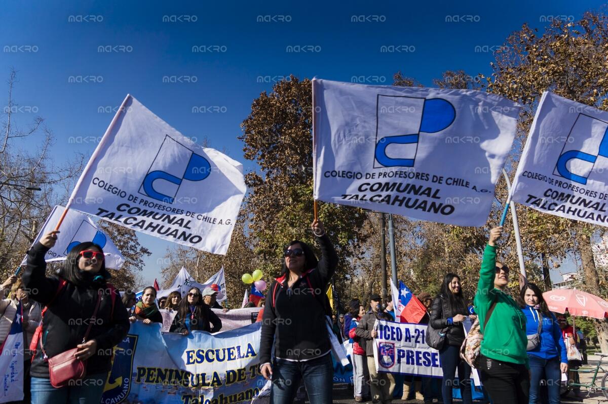 Galería de nueva marcha en contra de la Carrera Docente