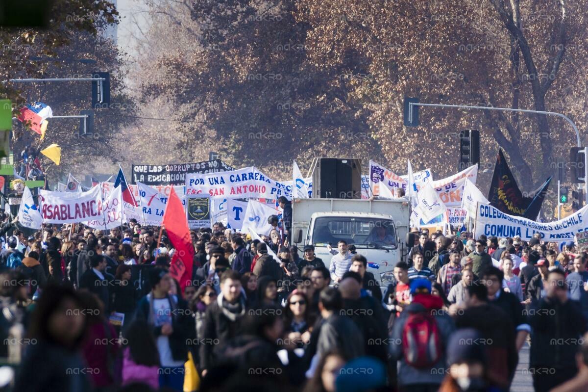 Galería de nueva marcha en contra de la Carrera Docente