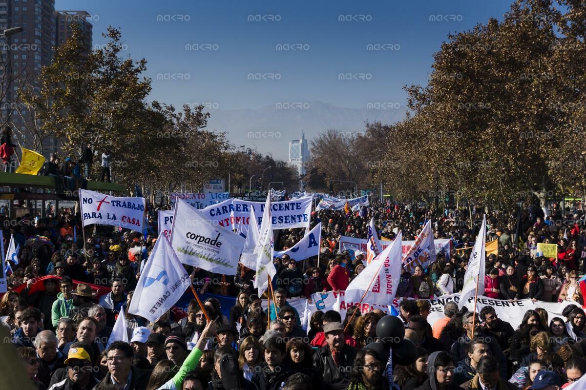 Galería de nueva marcha en contra de la Carrera Docente