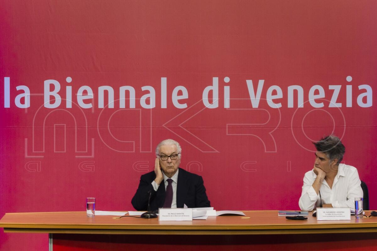 Presentación XV exposición internacional “la Biennale di Venezia”