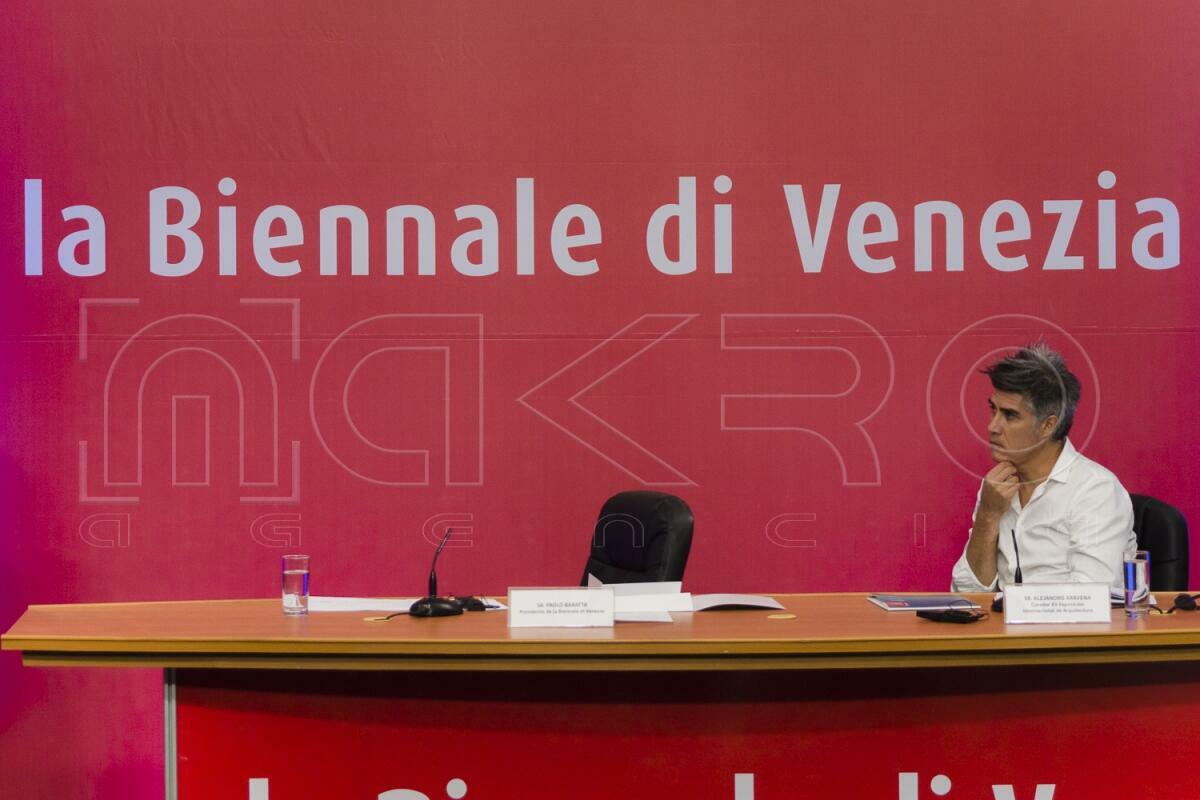 Presentación XV exposición internacional “la Biennale di Venezia”