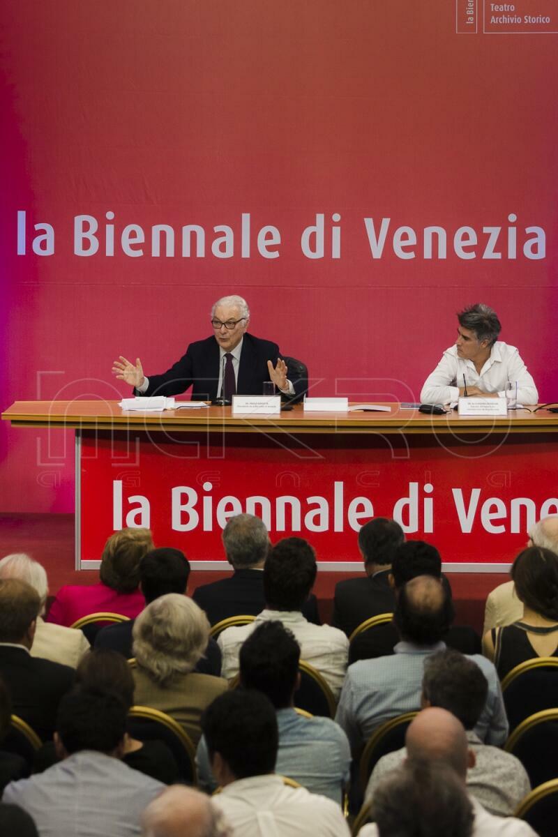 Presentación XV exposición internacional “la Biennale di Venezia”