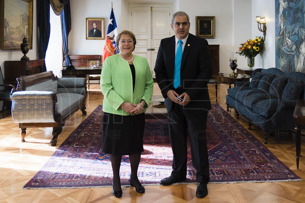 Presidenta Bachelet recibe al Fiscal Chauán