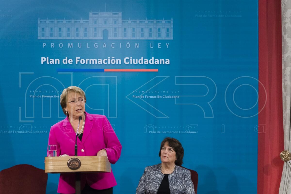 Promulgación Ley que crea Plan de Formación Ciudadana