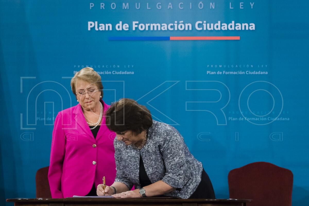 Promulgación Ley que crea Plan de Formación Ciudadana