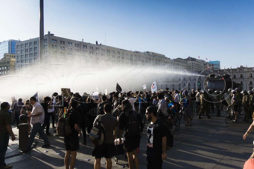 Protesta con la firma del Acuerdo Transpacífico (TPP) 