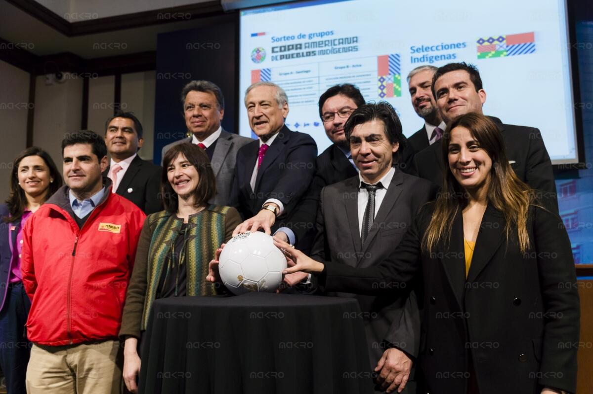 Sorteo de grupos de La Copa Americana de Pueblos Indígenas