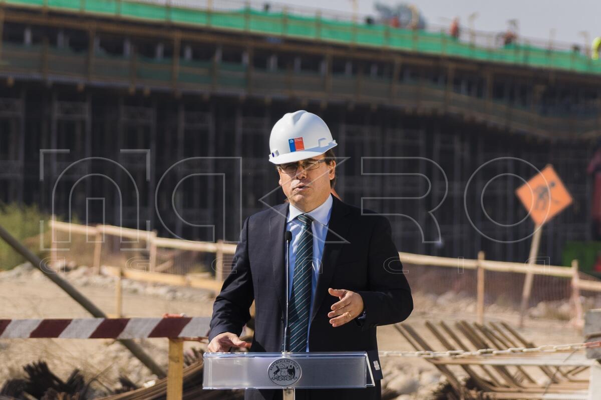 Visita a obras del nuevo Puente Maipo