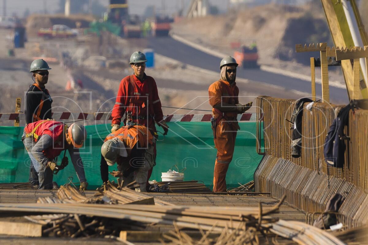 Visita a obras del nuevo Puente Maipo